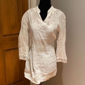 Style & co embroidery tunic top NWT 14p